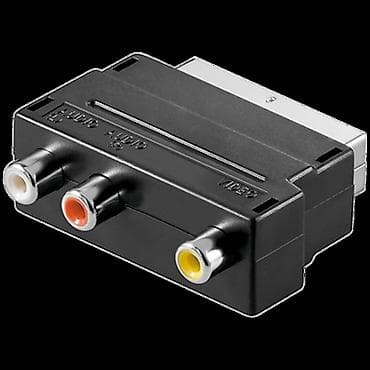 Prelaz sa SCART na 3 CINCH (RCA) (video i 2 x audio), In / Out na lalafo.rs Prelaz sa SCART na 3 CINCH (RCA) (video i 2 x audio), In / Out