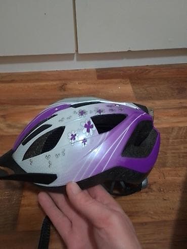 Biciklistička kaciga – žensko/dečija, ljubičasto-bela sa cvetnim na lalafo.rs — 8 Biciklistička kaciga – žensko/dečija, ljubičasto-bela sa cvetnim — 8