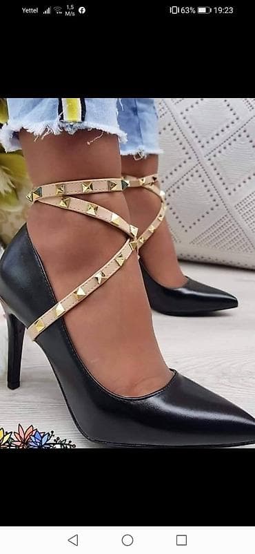 Crne ženske cipele sa visokom štiklom, elegantnog dizajna sa šiljastim at lalafo.rs — 1 Crne ženske cipele sa visokom štiklom, elegantnog dizajna sa šiljastim — 1