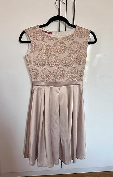 Haljinica velicina 12 U odlicnom stanju Puder roze boje, gornji deo na lalafo.rs — 2 Haljinica velicina 12 U odlicnom stanju Puder roze boje, gornji deo — 2