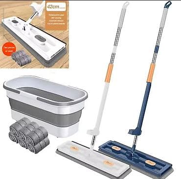 01. Mop sa kantom i dve krpe 2700 din klopivi Set za Čišćenje: Ravni na lalafo.rs 01. Mop sa kantom i dve krpe 2700 din klopivi Set za Čišćenje: Ravni