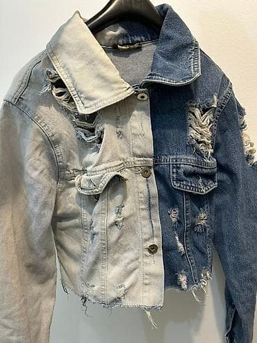 bermude teksas br: Predstavljamo žensku teksas jaknu kratkog kroja sa efektnim pocepanim at lalafo.rs — 1 bermude teksas br: Predstavljamo žensku teksas jaknu kratkog kroja sa efektnim pocepanim — 1