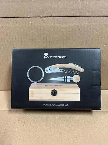 cepaci za drva: Masterpro set pribora za vino – 3 dela u bambus kutiji Sadrži: - na lalafo.rs — 3 cepaci za drva: Masterpro set pribora za vino – 3 dela u bambus kutiji Sadrži: - — 3