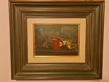 Slika Prof.Ružice Cuce Sokić mrtva priroda Mera same slike bez rama at lalafo.rs Slika Prof.Ružice Cuce Sokić mrtva priroda Mera same slike bez rama