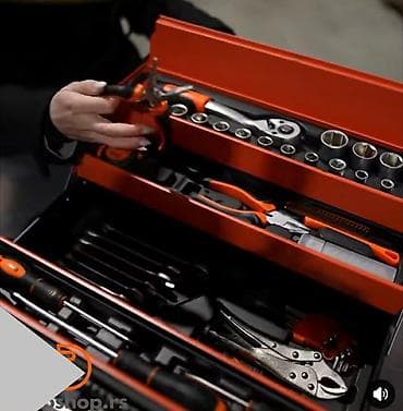 Clamps: Metalna kutija sa alatom – komplet za radionicu i terenski rad Ik - at lalafo.rs — 1 Clamps: Metalna kutija sa alatom – komplet za radionicu i terenski rad Ik - — 1