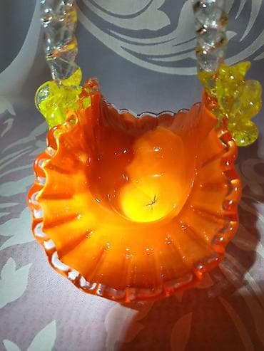 Murano nova korpa,duvano staklo 70te. Korpica nova,sve na njoj je na lalafo.rs — 3 Murano nova korpa,duvano staklo 70te. Korpica nova,sve na njoj je — 3