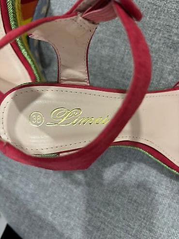 Ženske sandale na punu petu – Limei, broj 38. - Gornjište: crveni na lalafo.rs — 4 Ženske sandale na punu petu – Limei, broj 38. - Gornjište: crveni — 4