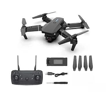 Dron E88 sa kamerom WiFi - AKCIJA Zaronite u svet avanture sa našim na lalafo.rs — 1 Dron E88 sa kamerom WiFi - AKCIJA Zaronite u svet avanture sa našim — 1