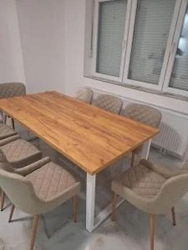Sets of table and chairs: Trpezarijski sto fx80 izrada po meri | kontakt telefon 06******** at lalafo.rs — 9 Sets of table and chairs: Trpezarijski sto fx80 izrada po meri | kontakt telefon 06******** — 9