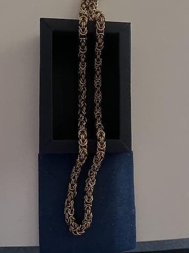 Komplet nakita – zlatne muške ogrlice sa priveskom krsta i prsten na lalafo.rs — 2 Komplet nakita – zlatne muške ogrlice sa priveskom krsta i prsten — 2