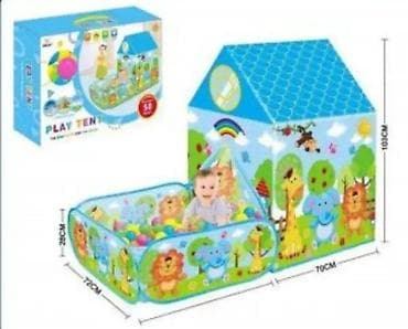 Šator Kućica sa Dvorištem i 50 Loptica Opis: Ovaj šator je savršen na lalafo.rs — 1 Šator Kućica sa Dvorištem i 50 Loptica Opis: Ovaj šator je savršen — 1