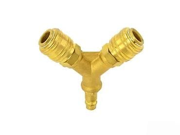 Tool Accessories & Attachments: Mesingani Y‑razvodnik za vazduh/tečnosti - Materijal: pun mesing at lalafo.rs — 1 Tool Accessories & Attachments: Mesingani Y‑razvodnik za vazduh/tečnosti - Materijal: pun mesing — 1