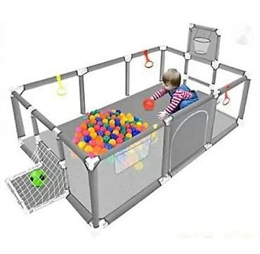 Dečiji ogradica–igraonica sa lopticama - Prostrana pravougaona na lalafo.rs — 5 Dečiji ogradica–igraonica sa lopticama - Prostrana pravougaona — 5