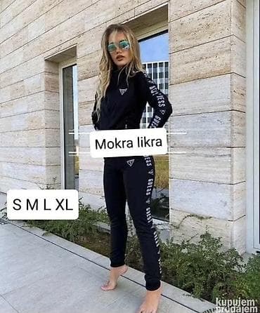 zenske original guess: Ženski komplet trenerke Guess – “mokra likra” - Dvodelni set: gornji na lalafo.rs — 3 zenske original guess: Ženski komplet trenerke Guess – “mokra likra” - Dvodelni set: gornji — 3