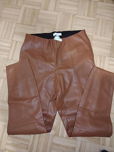 H&M ženske pantalone/helanke od eko-kože - Model: uske, sa na lalafo.rs — 1 H&M ženske pantalone/helanke od eko-kože - Model: uske, sa — 1