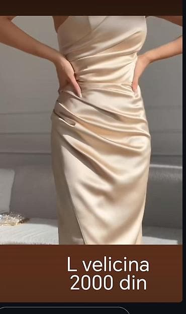 Elegantne haljine – L veličina 1) Crna večernja haljina na jedno rame na lalafo.rs — 2 Elegantne haljine – L veličina 1) Crna večernja haljina na jedno rame — 2