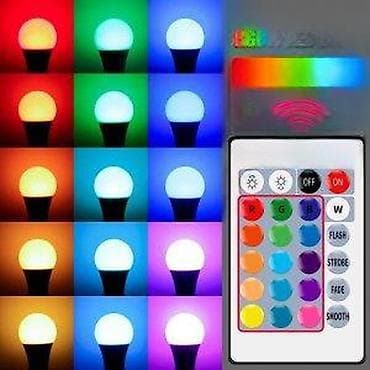 RGB sijalica 5w 8w 15w 20w. E27 LED 16 Color Changing RGB Magic Led na lalafo.rs — 6 RGB sijalica 5w 8w 15w 20w. E27 LED 16 Color Changing RGB Magic Led — 6