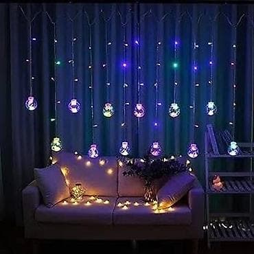 Zavesa sa LED lampicama u obliku prozirnih kuglica – dekorativna na lalafo.rs — 1 Zavesa sa LED lampicama u obliku prozirnih kuglica – dekorativna — 1