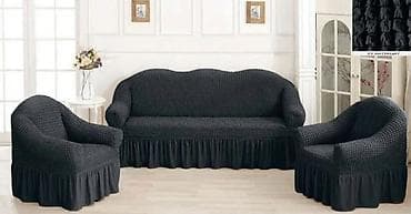 Set rastegljivih navlaka sa karnerima – trosed, dvosed i fotelja na lalafo.rs — 3 Set rastegljivih navlaka sa karnerima – trosed, dvosed i fotelja — 3