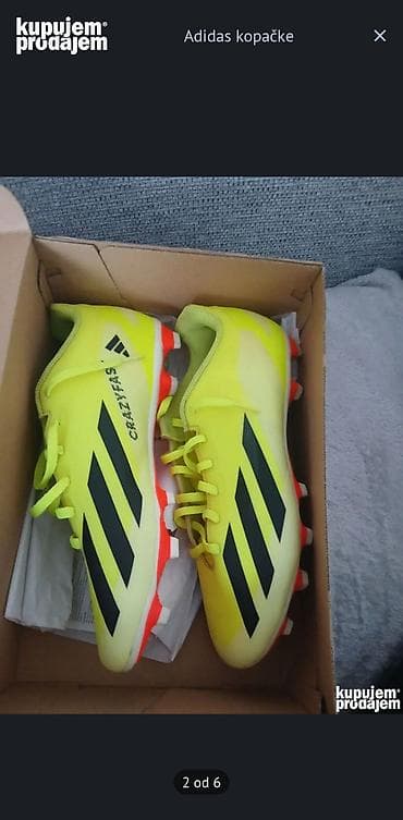 Sports & Leisure: Adidas kopačke – X Crazyfast (žute/crne) - Model: Adidas X Crazyfast at lalafo.rs — 2 Sports & Leisure: Adidas kopačke – X Crazyfast (žute/crne) - Model: Adidas X Crazyfast — 2