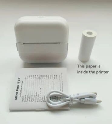 Prenosivi termalni mini štampač (bez mastila) – Bluetooth, 200 DPI na lalafo.rs Prenosivi termalni mini štampač (bez mastila) – Bluetooth, 200 DPI