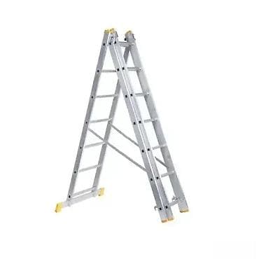 BOMBER Merdevine aluminijumske 3 x 7. Merdevine. Šifra artikla na lalafo.rs — 2 BOMBER Merdevine aluminijumske 3 x 7. Merdevine. Šifra artikla — 2