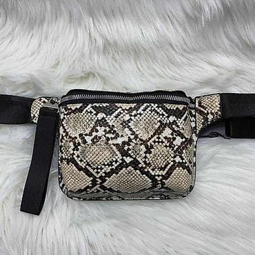 Uniseks torbica za struk (fanny pack) sa printom zmijske kože. - na lalafo.rs — 1 Uniseks torbica za struk (fanny pack) sa printom zmijske kože. - — 1