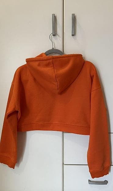 ZARA ženski cropped dukser sa kapuljačom - Boja: živa narandžasta - na lalafo.rs — 2 ZARA ženski cropped dukser sa kapuljačom - Boja: živa narandžasta - — 2