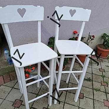 Barske stolice od punog drveta (viša sedenja) - Materijal: puno drvo na lalafo.rs Barske stolice od punog drveta (viša sedenja) - Materijal: puno drvo
