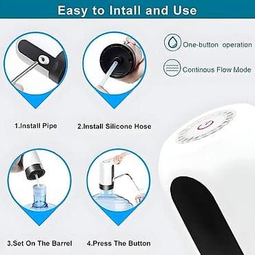 Automatska električna pumpa za vodu za balone (2–5 gal) - Bežična na lalafo.rs — 3 Automatska električna pumpa za vodu za balone (2–5 gal) - Bežična — 3