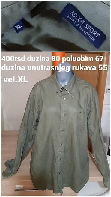 Košulja bоја - Maslinasto zelena na lalafo.rs — 1 Košulja bоја - Maslinasto zelena — 1