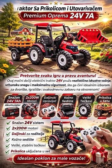 prsluk jaknica mango u: Dečiji električni traktor sa prikolicom i utovarivačem – Premium at lalafo.rs — 3 prsluk jaknica mango u: Dečiji električni traktor sa prikolicom i utovarivačem – Premium — 3
