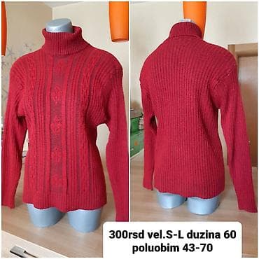 zenske broj: Crveni ženski rolka-džemper - Boja: tamnocrvena/bordo - Dizajn at lalafo.rs — 1 zenske broj: Crveni ženski rolka-džemper - Boja: tamnocrvena/bordo - Dizajn — 1