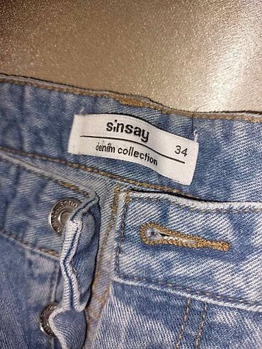 Duboke farmerke Sinsay, denim collection. Dugmetare, broj 34. Nogavice na lalafo.rs — 4 Duboke farmerke Sinsay, denim collection. Dugmetare, broj 34. Nogavice — 4
