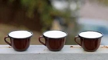 Antiques: TRI Stare EMAJLIRANE Šoljice za Kafu. Cena za sve tri. Tri stare at lalafo.rs — 8 Antiques: TRI Stare EMAJLIRANE Šoljice za Kafu. Cena za sve tri. Tri stare — 8
