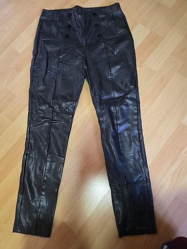 Ženske pantalone od eko kože J&J Collection - Model: uske/skinny na lalafo.rs — 1 Ženske pantalone od eko kože J&J Collection - Model: uske/skinny — 1