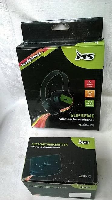 Bezicne slusalice MS Supreme, ispravne, fali cin kabl, slomljen 1 zub at lalafo.rs — 1 Bezicne slusalice MS Supreme, ispravne, fali cin kabl, slomljen 1 zub — 1