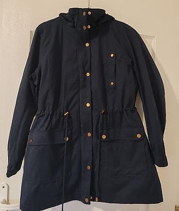 Ženska parka jakna – tamnoplava - Brend: Damart (etiketa sa sajta na lalafo.rs — 1 Ženska parka jakna – tamnoplava - Brend: Damart (etiketa sa sajta — 1