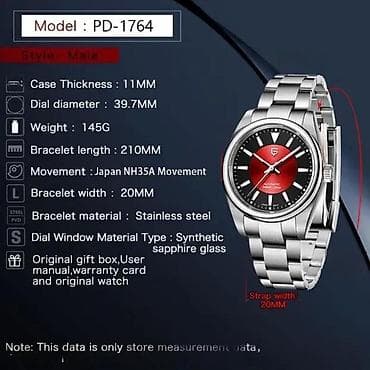 Pagani Design PD-1764-Rolex Oyster Perpetual-Seiko mehanizam Potpuno na lalafo.rs — 5 Pagani Design PD-1764-Rolex Oyster Perpetual-Seiko mehanizam Potpuno — 5
