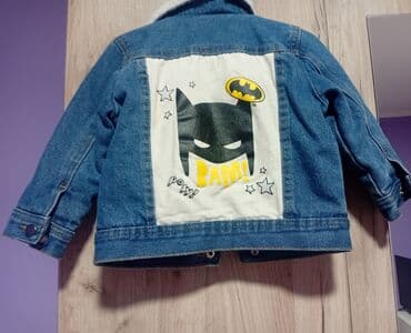 Dečja teksas jakna sa toplom postavom i Batman motivom - Materijal na lalafo.rs — 3 Dečja teksas jakna sa toplom postavom i Batman motivom - Materijal — 3