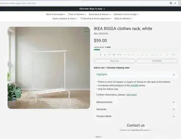 Antique Decor: Stalak za garderobu RIGGA - IKEA; Korišteno u EKSTRA stanju! Lako at lalafo.rs — 4 Antique Decor: Stalak za garderobu RIGGA - IKEA; Korišteno u EKSTRA stanju! Lako — 4