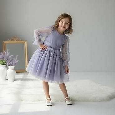 Dečija svečana haljina od tila - Lagani slojevi tila stvaraju na lalafo.rs Dečija svečana haljina od tila - Lagani slojevi tila stvaraju