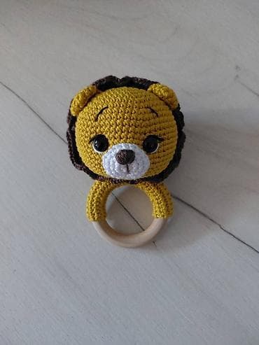 laptop igracka za devojcice: Pletena zvečka/grizalica za bebe – lav - Ručno heklana glava lava sa na lalafo.rs — 1 laptop igracka za devojcice: Pletena zvečka/grizalica za bebe – lav - Ručno heklana glava lava sa — 1