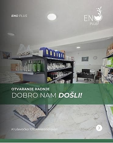 ENO PLUS – specijalizovana prodavnica enološke i pivarske opreme i na lalafo.rs ENO PLUS – specijalizovana prodavnica enološke i pivarske opreme i
