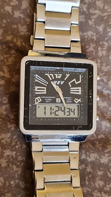 NEV hibridni muški ručni sat – analogno/digitalni - Kućište at lalafo.rs — 1 NEV hibridni muški ručni sat – analogno/digitalni - Kućište — 1