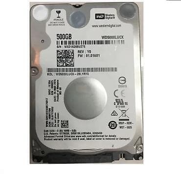 Western Digital WD5000LUCX – 2.5" HDD, 500 GB - Kapacitet: 500 GB - na lalafo.rs Western Digital WD5000LUCX – 2.5" HDD, 500 GB - Kapacitet: 500 GB -