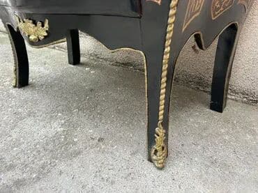 Antique Dressers: Stara stilska Boulle trbušasta komoda sa mermerom Stara stilska Boulle at lalafo.rs — 8 Antique Dressers: Stara stilska Boulle trbušasta komoda sa mermerom Stara stilska Boulle — 8