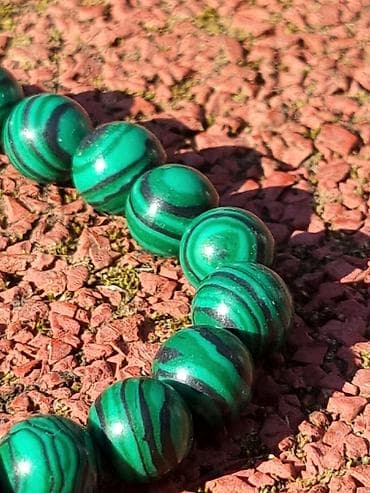 Accessories: Kalist kamene brojanice od malahita, ručno rađene sa blagoslovom SPC at lalafo.rs — 10 Accessories: Kalist kamene brojanice od malahita, ručno rađene sa blagoslovom SPC — 10