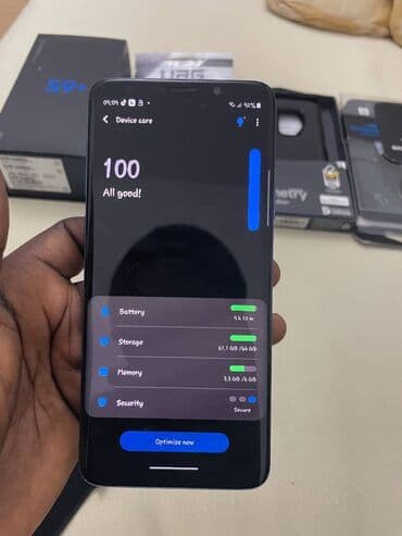 Samsung Galaxy S9 Plus, 64 GB, bоја - Bež, Otisak prsta, Bežični punjač, Face ID na lalafo.rs Samsung Galaxy S9 Plus, 64 GB, bоја - Bež, Otisak prsta, Bežični punjač, Face ID