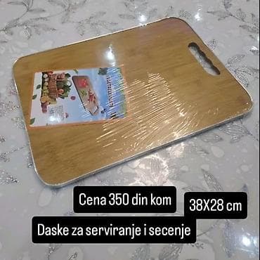 Drvene daske za serviranje i sečenje – više modela i dimenzija - na lalafo.rs — 4 Drvene daske za serviranje i sečenje – više modela i dimenzija - — 4